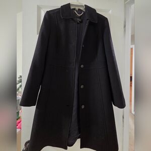 J. Crew Classic Black Lady Coat